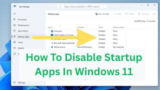 How To Disable Startup Apps In Windows 11 (2026 ✅ )