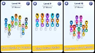 Chain Sort : Magic Color Links Mobile Game | Gameplay Android