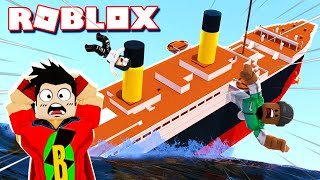 BİNDİĞİM GEMİ BATTI ⛵ Roblox Titanic screenshot 3