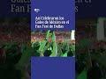 Así celebraron los goles de México en el Fan Fest de Dallas