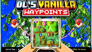 ✅VANILLA WAYPOINTS ADDON para MINECRAFT BEDROCK 1.21 | Best Addon For Minecraft PE 26.1🔥✅
