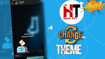 How to Change Default Telegram Theme | Custom Telegram Themes for Android and IOS