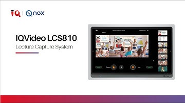 Elevate Lecture Capture & Hybrid Learning with IQVideo LCS810!