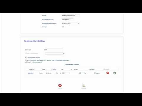 LivePOS Admin - Edit Salary Type