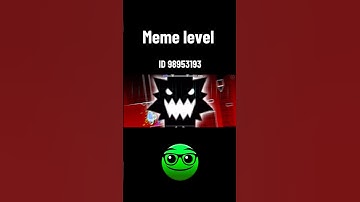 Meme level geometry dash #geometrydash #gd #gdupdate #geometrydashmemes #shorts