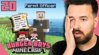 We added bureaucracy to Minecraft! - Burger Boys Minecraft (Part 20)