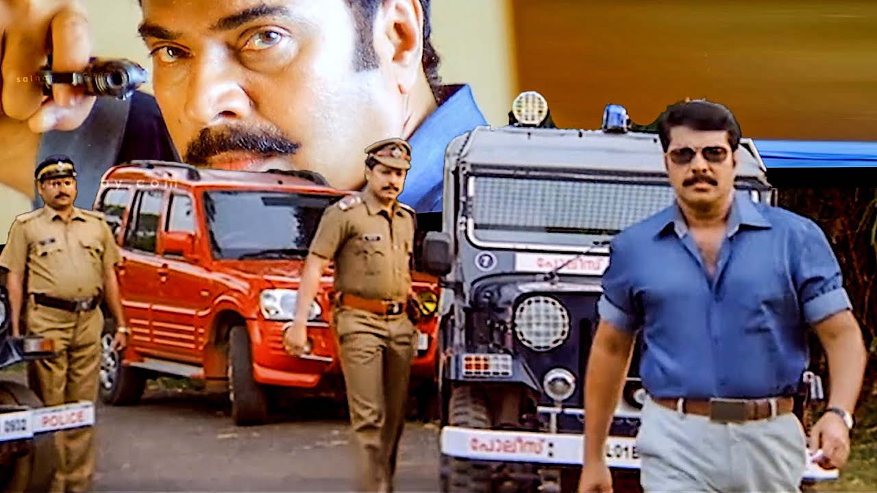 പോലീസ് സ്റ്റേഷൻ എൻട്രിയിൽ തീപ്പൊരി പാറിച്ച  മമ്മൂക്ക | Roudram | Mammootty | Malayalam Movie Clip