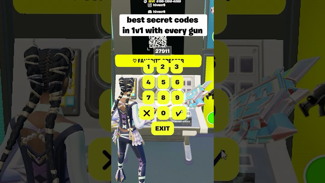 Best Secret Codes In 1v1 With Every Gun
