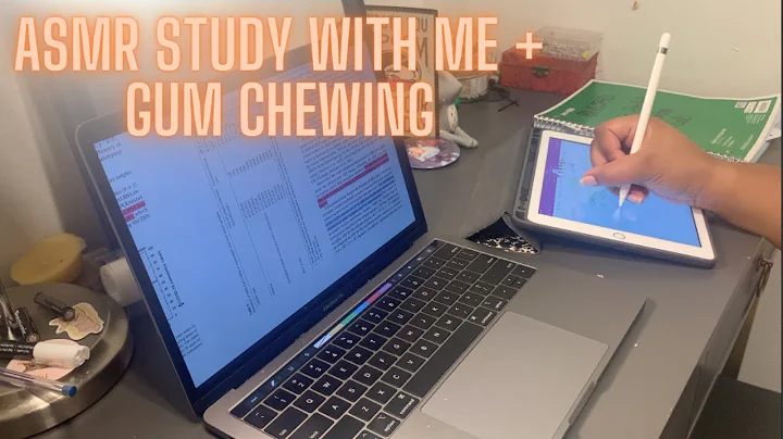 ASMR| Study With Me + Gum Chewing #5