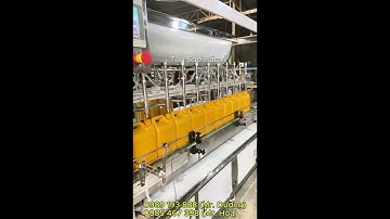 Máy Chiết Rót Nước Giặt Xả Công Nghiệp – 10 Vòi Siêu Nhanh, 2 Băng Tải Tự Động| Tân Sao Bắc Á