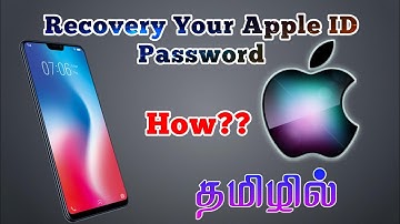 How To Recover Apple ID Password in Tamil