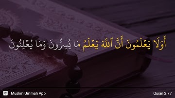 سوره بقره، آیه ۷۷