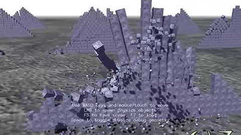 Another Urho3D Newton Game Dynamics Video