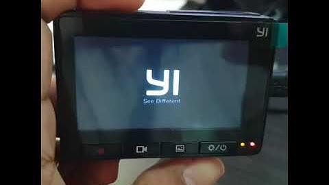 yi dash cam no video