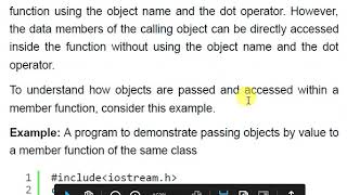 Object as function arguments in C++