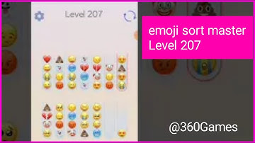 Emoji sort master level 207