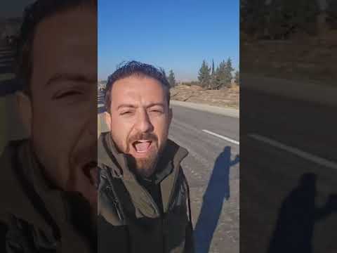 شاهد ارتال المجاهدين بنتجاه حماة الله اكبر الله اكبر