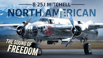 MADE IN USA 🔥 B-25J MITCHELL (4K - RAW SOUND)