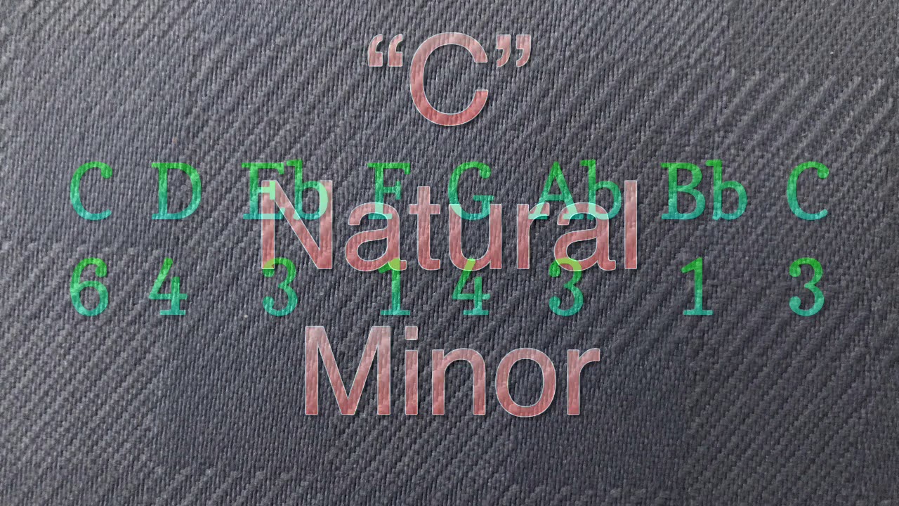 “C” natural minor scale for trombone - YouTube