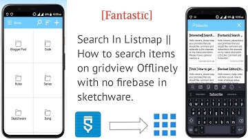 [Best] Search In Listmap || How to search items on gridview Offline with no firebase in sketchware.