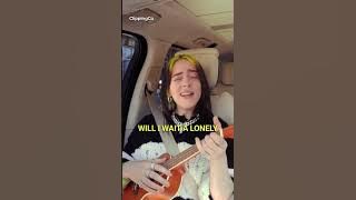 Billie Eilish Sings 'I Will' by 'The Beatles' | ClippingCo #shorts