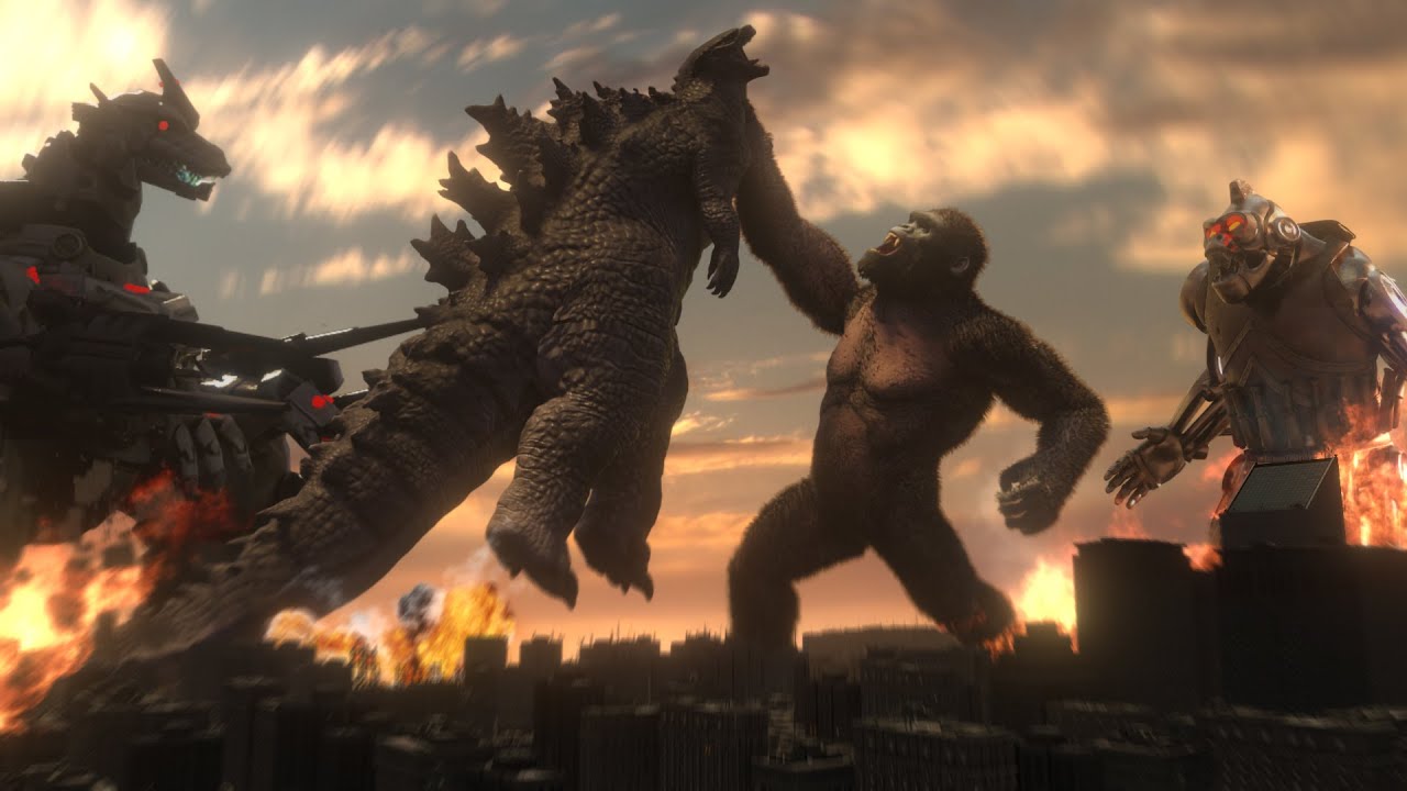 Download Godzilla vs. Kong but Kong Beats up Godzilla