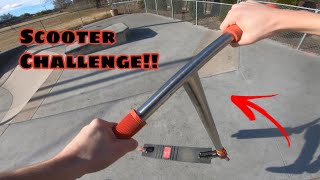 SCOOTER CHALLENGE WITH THE HOMIES *must try*