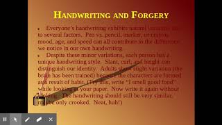Forensic chapter 10 Forgery & Counterfeiting