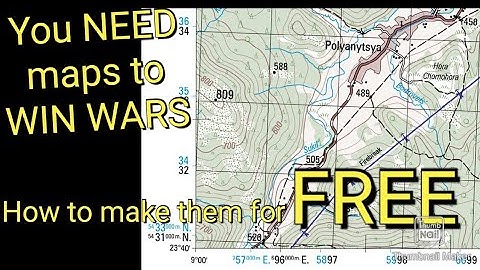 How to create Maps FOR FREE #shtf #prepper #guerrilla