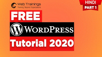 WordPress Tutorial Hindi - Part 1