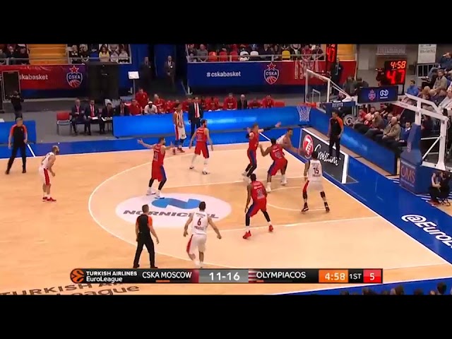 Cska Olympiacos 89 81 Georgios Printezis Season High 24 Pts
