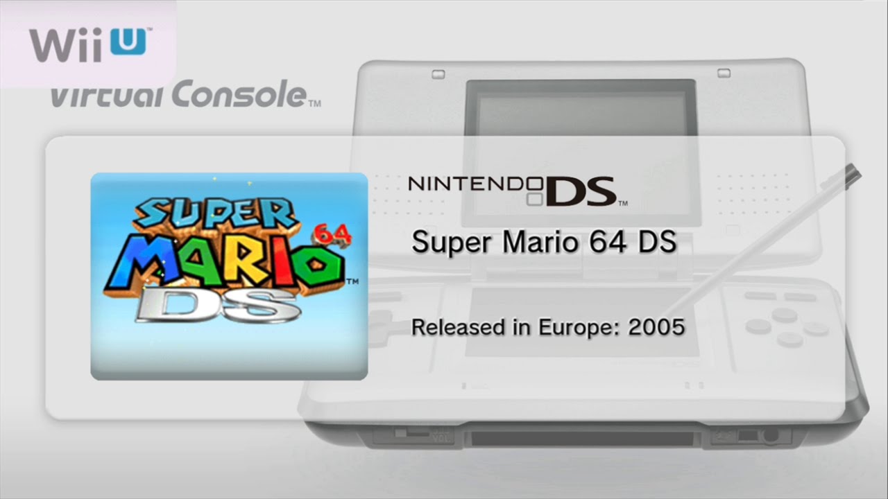 Super Mario 64 Ds Wii U Vc Footage Gonintendo