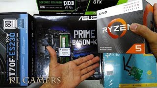 Ryzen 5 3400G ASUS PRIME B450M-K GEFORCE GTX 1660 Silverstone 700W GAMING 2019 - YouTube