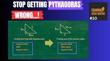 Exam Hack #10: The Easiest Way to Know When to Add or Take Away in Pythagoras!