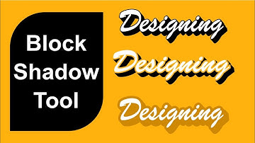 Block Shadow Tool in CorelDraw