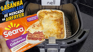 COMO FAZER LASANHA CONGELADA DE MERCADO NA AIRFRYER