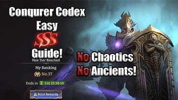 The EASIEST SSS guide for the conqueror codex you