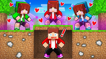 JJ Speedrunner VS LOVE CURSE Hunters - Maizen Minecraft Animation