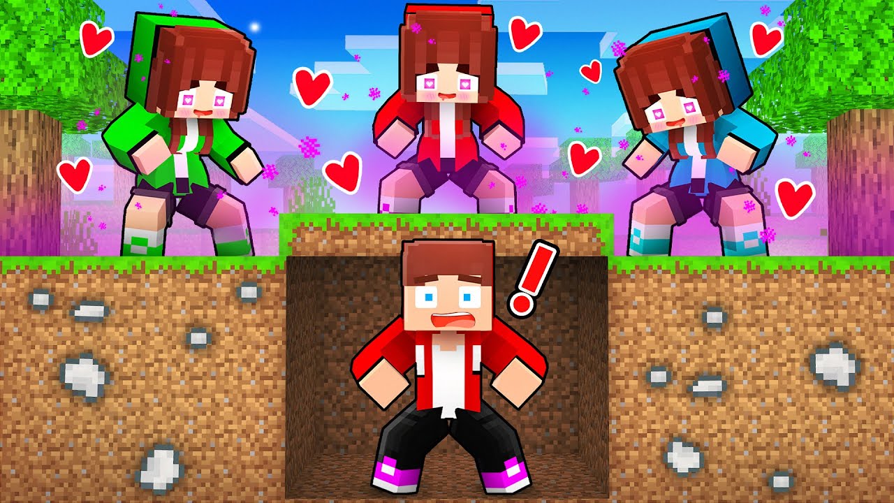 JJ Speedrunner VS LOVE CURSE Hunters - Maizen Minecraft Animation