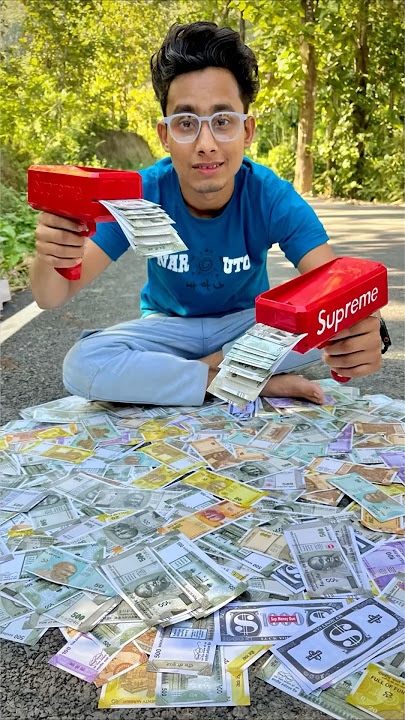Two Toys Money Gun Unboxing🤑🔥
