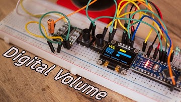 Arduino Digital Audio Volume Control