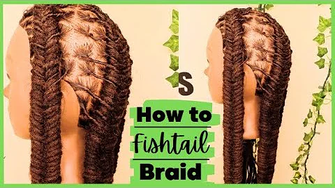 How to do a Fishtail Braid | Easy & Simple | Dreadlock Hairstyles