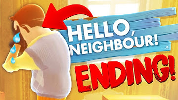 IS THE NEIGHBOR CRYING?? (ENDING) - Hello Neighbor Ending Alpha 3 Update Gameplay