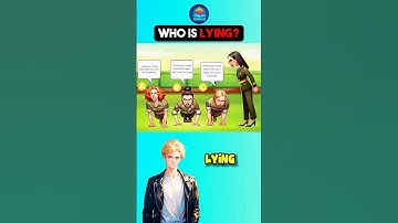 Who is lying? #riddle #riddleoftheday #shortsquiz #quiztime #quiz #viral