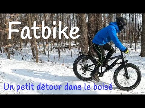 ⁣Fatbike - Un petit détour dans le boisé nord - 2.7K 60ips