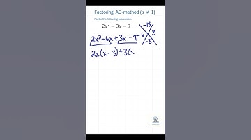 Factoring using the AC-Method - What factoring strategy do you prefer? #math #tutor #mathtutor #fyp