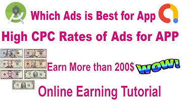 how to get high CPC ads on Android app for high income what is CPC