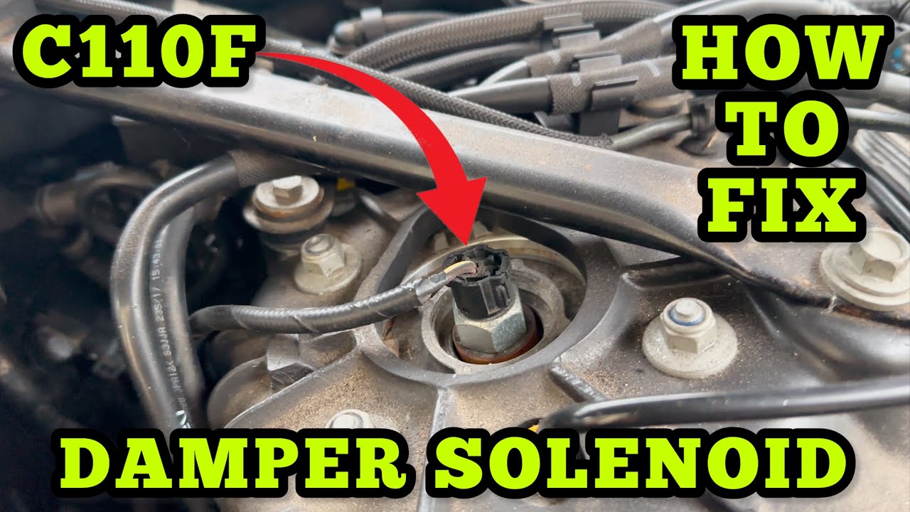 Land Rover C110F Damper Solenoid | Adaptive Dynamic Fault | How To Fix ...