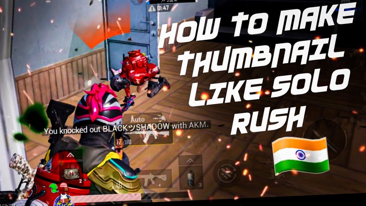 How To Make Thumbnail Better Than Solo Rush | Solo Rush Thumbnail Tutorial