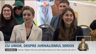 Mădălina Cociu, reportera TVR Moldova, a prezentat experiențele sale în jurnalism la un eveniment